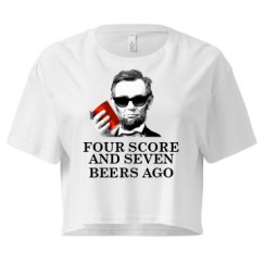 Ladies Festival Cali Crop Top Tee