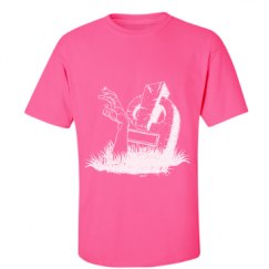 Unisex Ultra Cotton Safety Neon Crewneck Tee