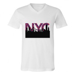 Unisex V-Neck Jersey Tee