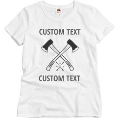 Custom Axe Throwing Bachelorette Tee