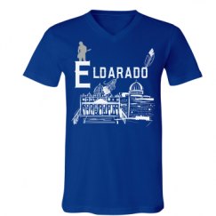 Unisex V-Neck Jersey Tee