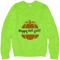 Unisex Neon Crewneck Sweatshirt