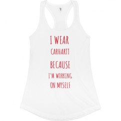 Ladies Slim Fit Racerback Tank Top