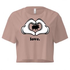 Ladies Festival Cali Crop Top Tee