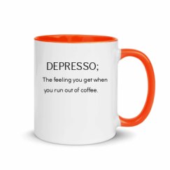 11oz Ceramic Mug with Color Inside