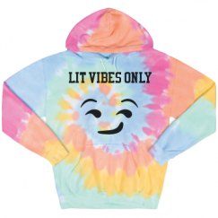 Unisex Tie-Dye Fleece Hoodie