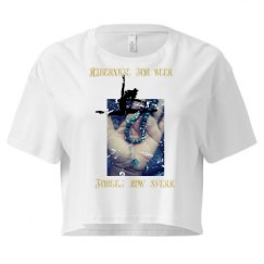 Ladies Festival Cali Crop Top Tee