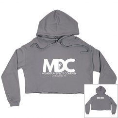 adult mdc crop hoodie