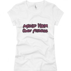 Ladies Slim Fit Basic Promo Jersey Tee