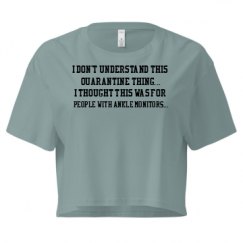 Ladies Festival Cali Crop Top Tee