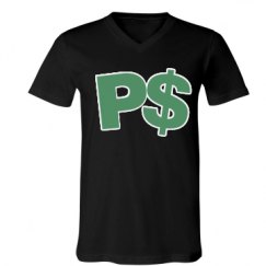 Unisex V-Neck Jersey Tee