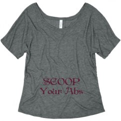 Ladies Flowy Slouchy Tee