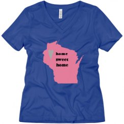 Ladies Relaxed Fit V-Neck Tee