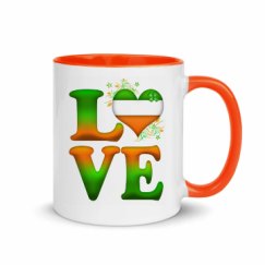 11oz Ceramic Mug with Color Inside