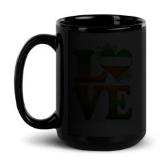 15oz Black Glossy Mug