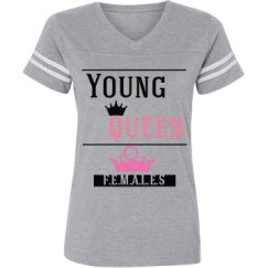 Ladies Relaxed Fit Vintage Sports Tee
