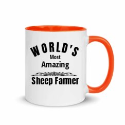 11oz Ceramic Mug with Color Inside