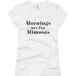 Ladies Slim Fit Basic Promo Jersey Tee