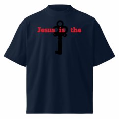 Unisex Organic Oversized High Neck T-Shirt