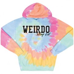 Unisex Tie-Dye Fleece Hoodie