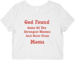 Ladies Slim Fit Crop Top Tee