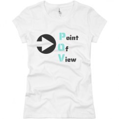 Ladies Slim Fit Basic Promo Jersey Tee