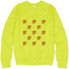Unisex Neon Crewneck Sweatshirt