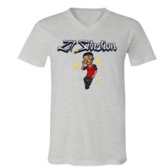 Unisex V-Neck Jersey Tee