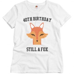 40th birthday still a fox