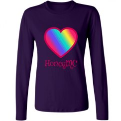 Ladies Relaxed Fit Basic Long Sleeve Tee