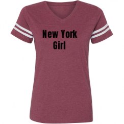 Ladies Relaxed Fit Vintage Sports Tee