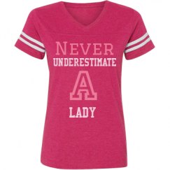 Ladies Relaxed Fit Vintage Sports Tee