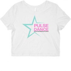 Ladies Slim Fit Crop Top Tee