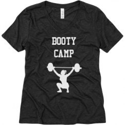 Ladies Relaxed Fit Super Soft Triblend V-Neck Tee