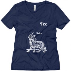 Ladies Relaxed Fit V-Neck Tee