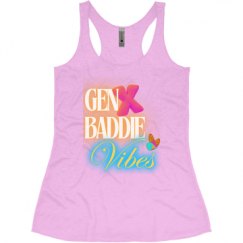 Ladies Slim Fit Super Soft Racerback Triblend Tank