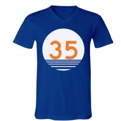 Unisex V-Neck Jersey Tee