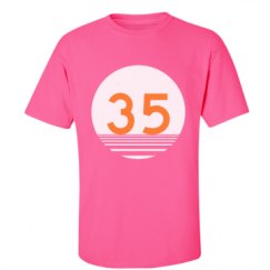 Unisex Ultra Cotton Safety Neon Crewneck Tee