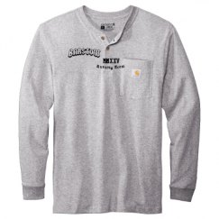 Unisex Carhartt Long Sleeve Henley Tee 