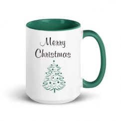 15oz Ceramic Mug with Color Inside