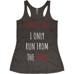 Ladies Slim Fit Super Soft Racerback Triblend Tank