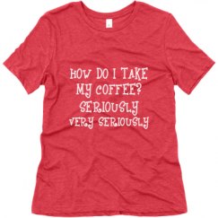 Ladies Relaxed Fit Super Soft Triblend Tee