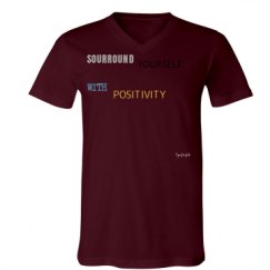 Unisex V-Neck Jersey Tee