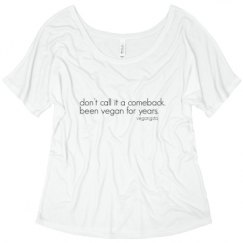 Ladies Flowy Slouchy Tee