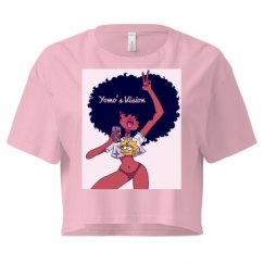Ladies Festival Cali Crop Top Tee