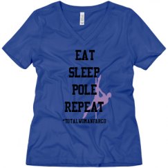 Ladies Relaxed Fit V-Neck Tee
