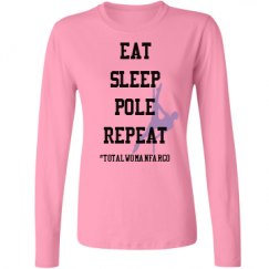 Ladies Relaxed Fit Basic Long Sleeve Tee