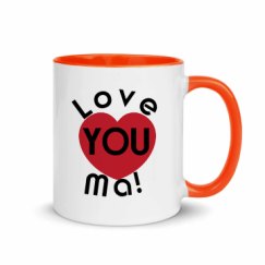 11oz Ceramic Mug with Color Inside