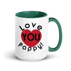 15oz Ceramic Mug with Color Inside
