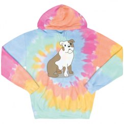 Unisex Tie-Dye Fleece Hoodie